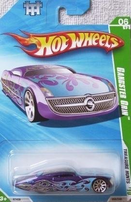 Hot Wheels Treasure Hunts 2010 Gangster Grin, 1:64 Scale.