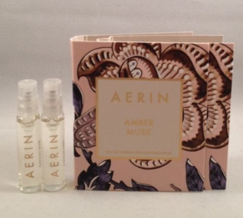 AERIN 2 Amber Musk Eau De Parfum Sample Vial Spray 0.07oz/2 Ml
