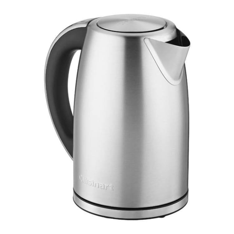 Cuisinart PerfecTemp 1.7-Liter 1500-Watt Stainless Steel Cordless Programmable Kettle with Six Presets, Stay-Cool Handle, & 360-Degree Swivel Power…
