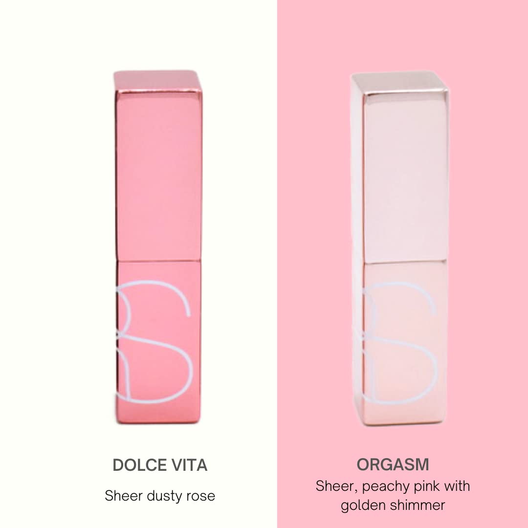 NARS Nars Mini Afterglow Lip Balm Duo Set - Orgasm & Dolce Vita