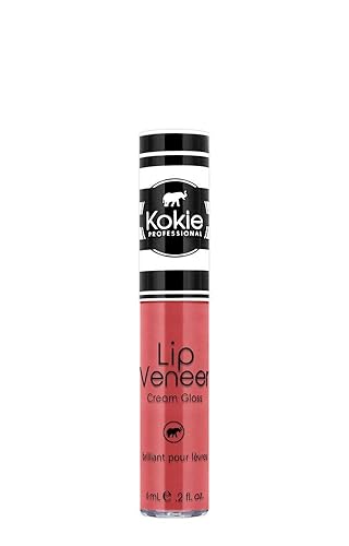 Kokie Cosmetics Lip Veneer Cream Lip Gloss, Thrilling, 0.2 Fluid Ounce