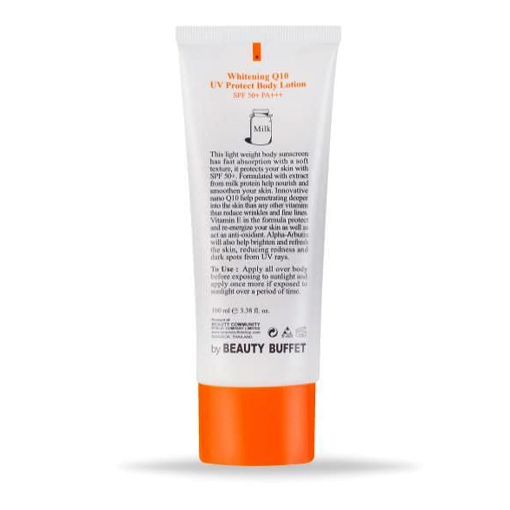 SCENTIO MILK PLUS Q10 BODY LOTION SPF 50 PA++ 100 ML