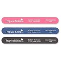Tropical Shine 8.5 Inches Nail Files For Natural and Acrylic Nails. 3 pcs.