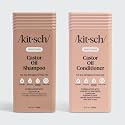 Kitsch Castor Oil Shampoo & Conditioner Set for Dry, Damaged & Frizzy Hair - Nourishing Hair Care for Women & Men - Smooths, Softens & Improves