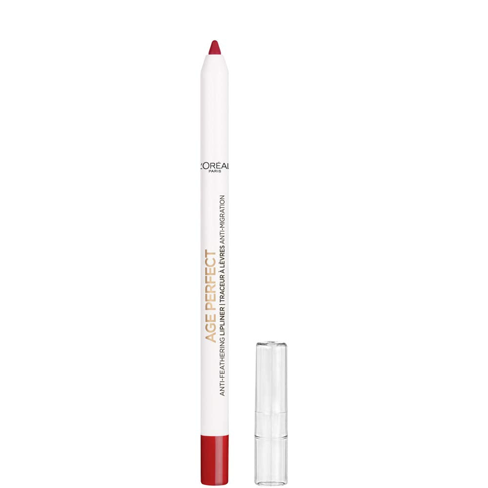 L’Oréal Paris Age Perfect Anti-Feathering Lip Liner, Flaming Carmin Beauty & Personal Care L'Oreal Paris