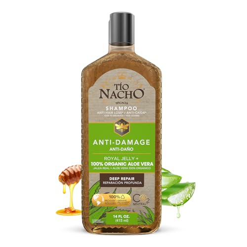 Tio Nacho Aloe Vera Deep Repair Shampoo: Organic Aloe Vera and Royal Jelly for Hair Repair and Protection, Enriched with Vegetable Keratin