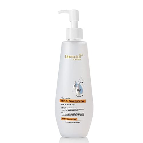 Dermaction Plus Vita-Micellar Hya C+ Bright Glow Cleansing Water 250 ml.
