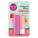 eos Natural Shea Lip Balm, Honey Apple & Mango Melonade, All-Day Moisture, Lip Care Products, 0.14 oz, 2-Pack