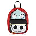 Disney Nightmare Before Christmas Unisex Backpack | Cute PU Leather 10" Jack Skellington Mini Backpack Purse Shoulder Bag | Jack and Sally Accessories