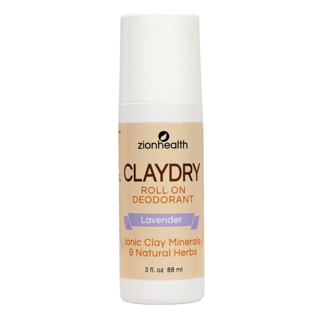 Zion Health Deod Claydry 3 Oz2 Beauty and Personal Care Adama Minerals
