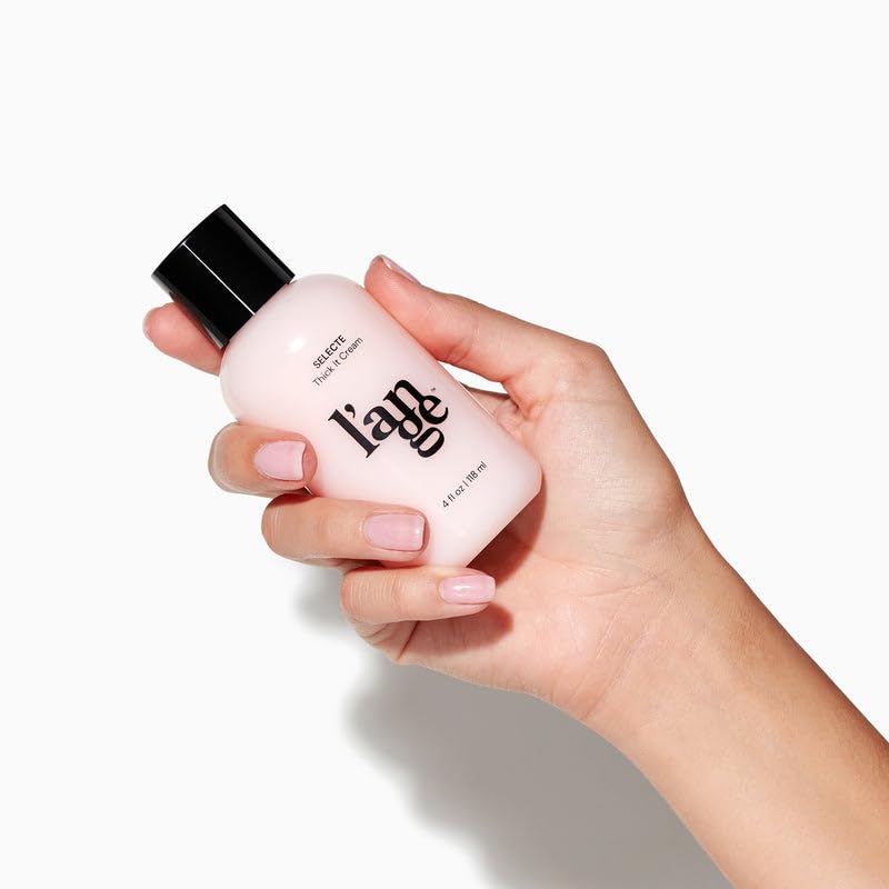 L'ANGE HAIR Selecte Thick It Cream | Volumizing Lightweight Styler Adds Texture Body & Definition | Ideal for Fuller Looking Styles | No Parabens or