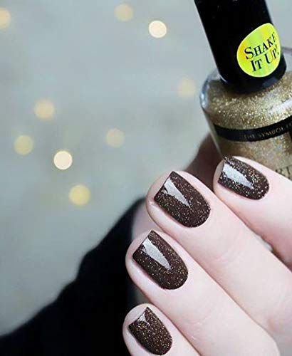 INM Northern Lights Hologram Top Coat Gold .5 oz Beauty & Personal Care INTERNATIONAL NAIL MANUFACTURERS