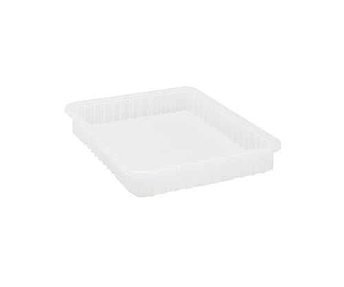 Quantum Storage DG93030 Dividable Grid Heavy Duty Part Organizer Bins - 22-1/2" x 17-1/2" x 3" - 6 Pack
