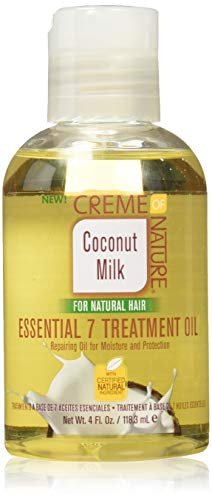 Creme of Nature coconut milk essential 7 treatment oil 4oz, 4 Fluid Ounce (Pack of 1)