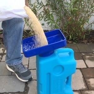 Sagan Life AquaBrick Emergency Water Storage Containers w Ventless Spigot Cap, Leak Proof Guaranteed Portable Stackable - holds 3 Gal, Long Term Food…