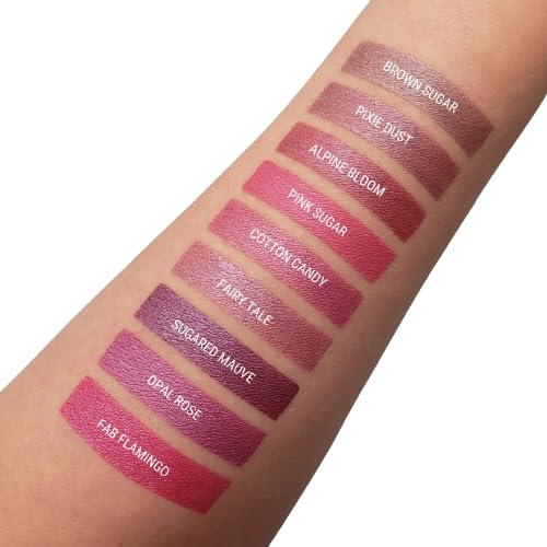 Aromi Berry Fuchsia Metallic Liquid Lipstick | Magenta Pink Lip Color with Shimmery Finish, Vegan, Cruelty-free, Long-Lasting, Smudge Proof (Opal