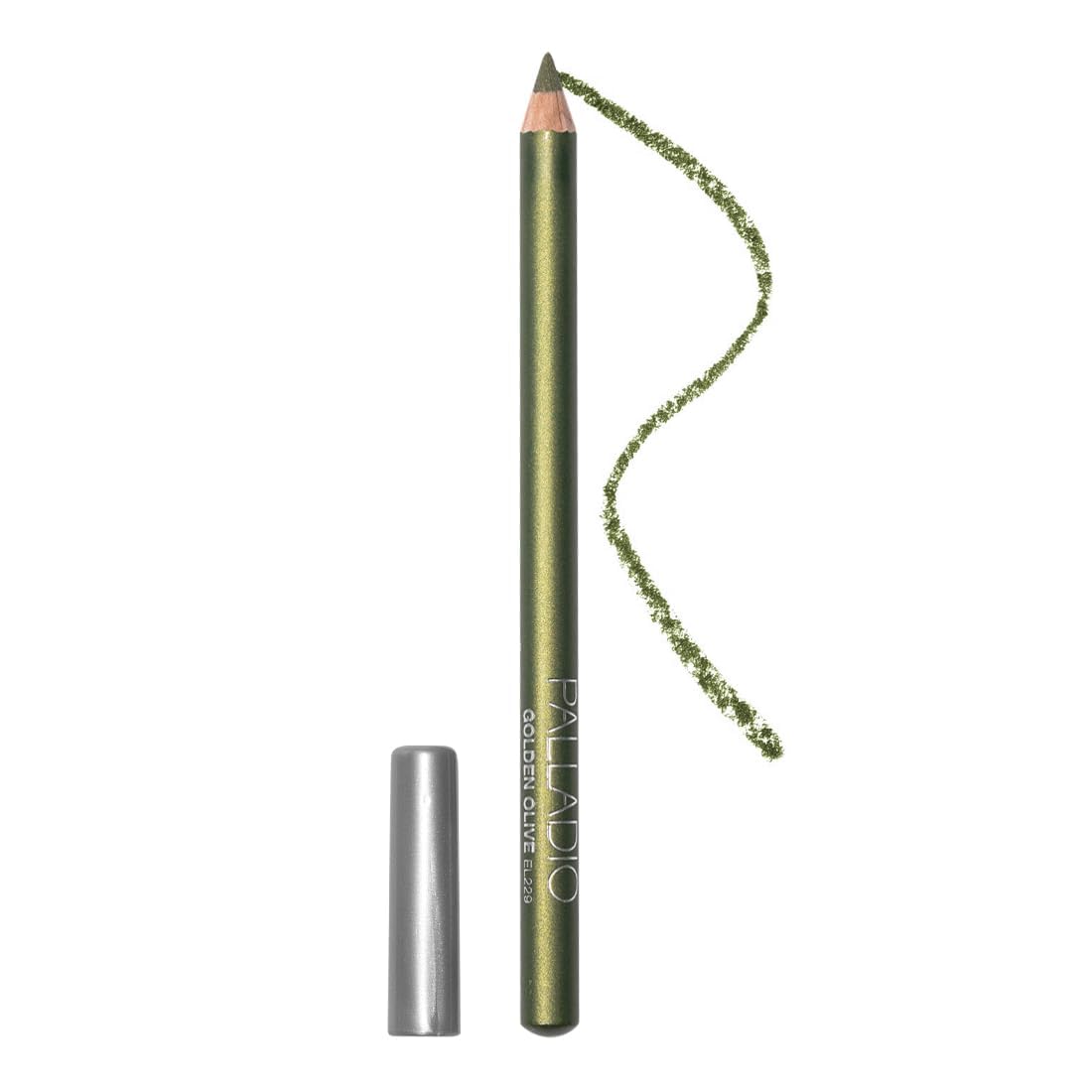 Palladio Wooden Eyeliner Pencil, Thin Pencil Shape, Easy Application, Firm yet Smooth Formula, Perfectly Outlined Eyes, Contour and Line, Long