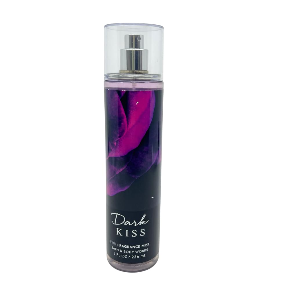 Bath & Body Works Dark Kiss Mist 8 Fluid Ounce - Pack of 3 Gift Set for Women