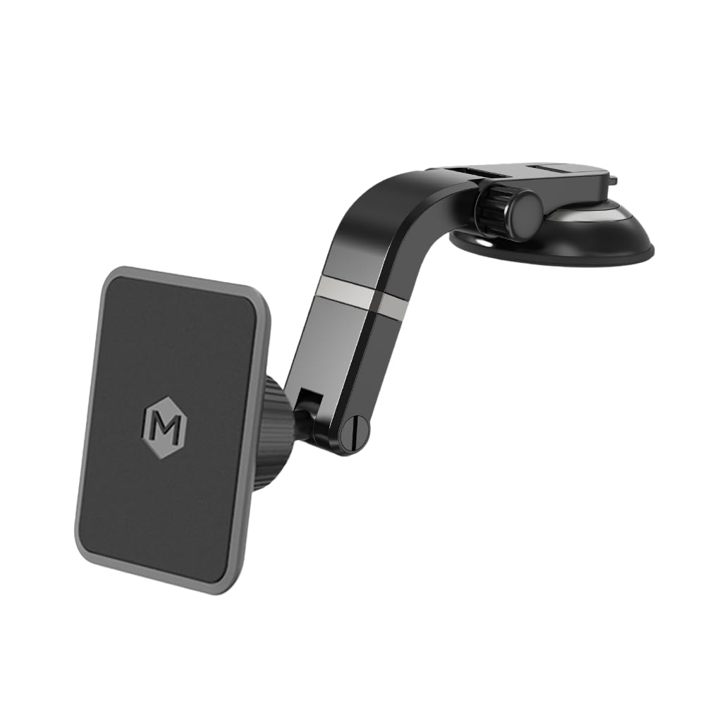 Mighty Mount Magnetic Car Mount with Ultra Strong Magnets - Car Phone Holder Perfect for Magsafe Compatible Device iPhone 12-17 & iPhone Air, Galaxy…