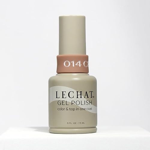 Lechat Gel Polish - Charming, Color and Top in One Coat, Shiny Long-Wear, Brown Gel Nail Polish Beauty & Personal Care LECHAT