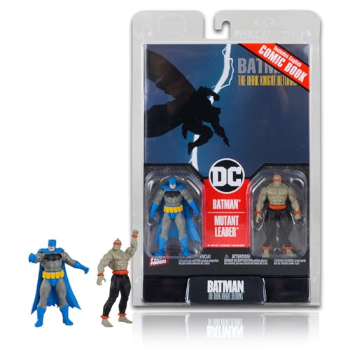 McFarlane Toys - DC Direct Page Punchers 2pk Batman & Mutant Leader 3in Figures with Comic