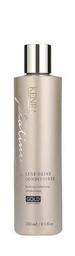 Kenra Professional Platinum Luxe Shine Conditioner | Gold Enriched | Rich, Shine-Enhancing Daily Conditioner | Revitalies for Improved Manageability