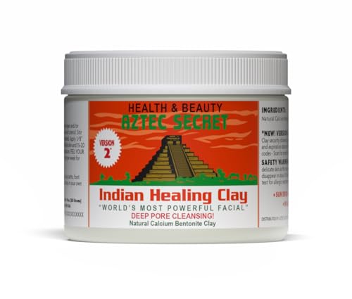 Aztec Secret - Indian Healing Clay 10oz Jar - Deep Pore Cleansing Facial & Body Mask - The Original 100% Natural Calcium Bentonite Clay Beauty and Personal Care Aztec Secret Default Title