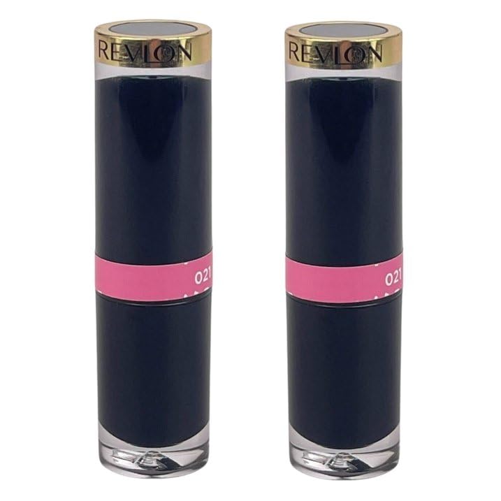 Pack of 2 Revlon Super Lustrous Glass Shine Lipstick, So Sleek Pink 021