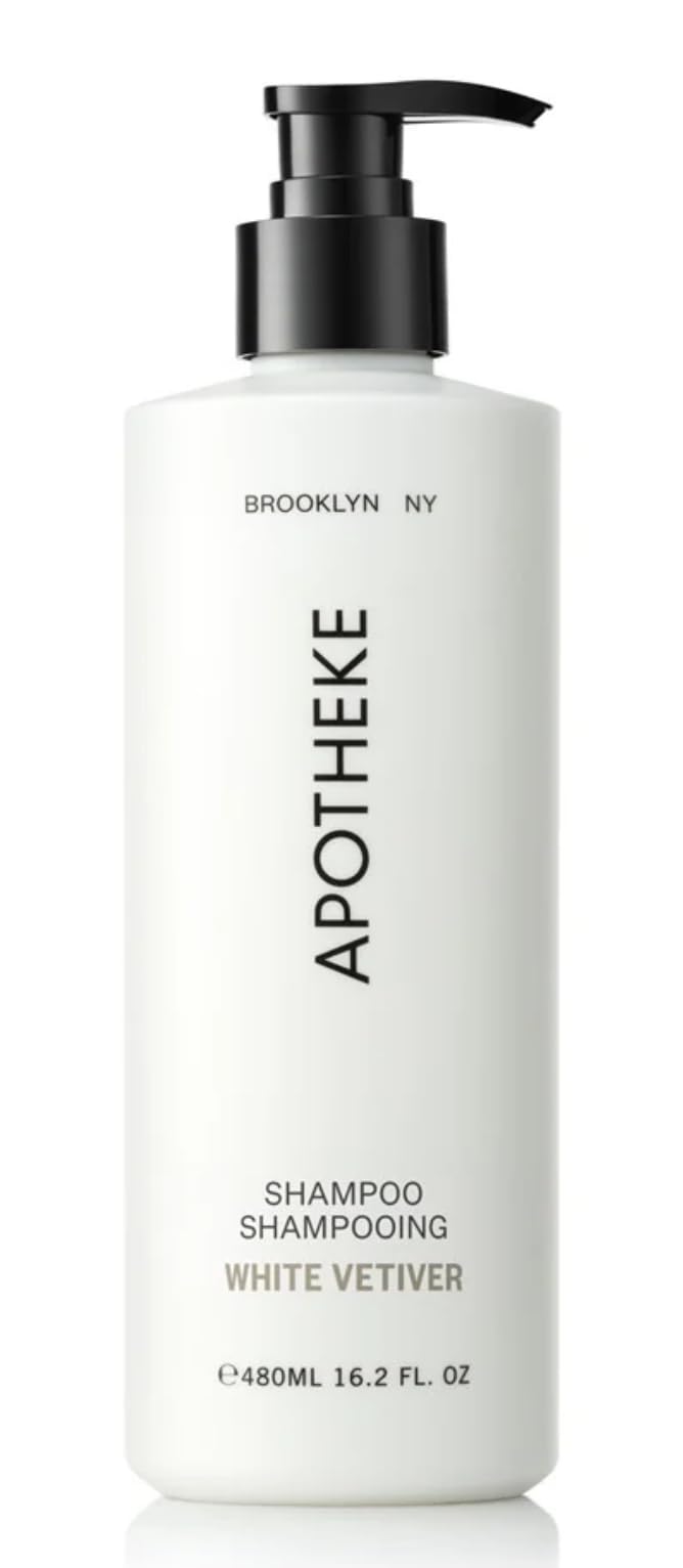 Fuzzion Apothekae White Vetiver Plant Based Shampoo and Conditioner Set - 16.2 Fluid Ounces Each