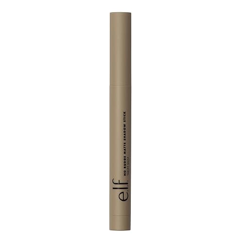 e.l.f. No Budge Matte Shadow Stick, One-Swipe Cream Eyeshadow Stick, Long-Wear & Crease Resistant, Matte Finish, Vegan & Cruelty-Free, Trift Shop