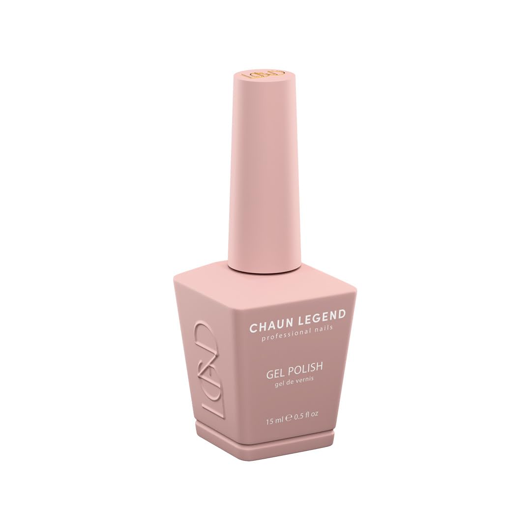 Chaun Legend Gel Nail Polish | Drive me Crazy LG5121 (creamy pink nude) | Soak Off UV LED Cure Gel Polish High Gloss 15ml Beauty & Personal Care Chaun Legend Professional Nails