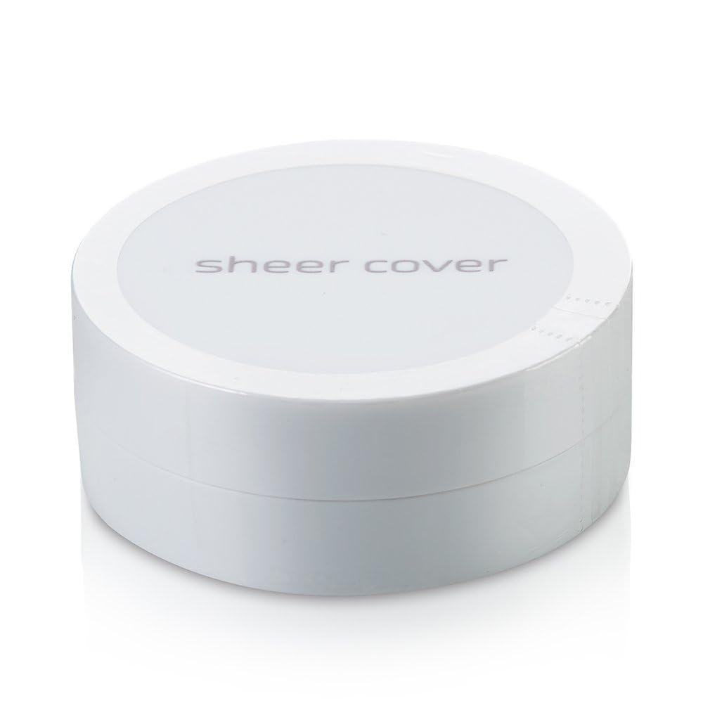 Sheer Cover Perfect Shade Mineral Foundation Makeup Kit w/ Free Brush - Tan Shade - Best Full Coverage Foundation (4 Grams)