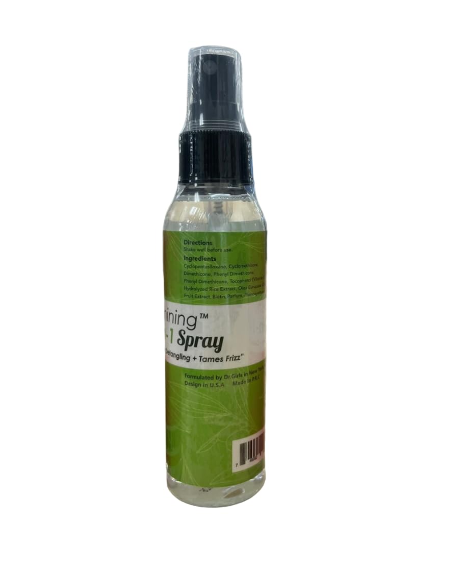 Dr.Girls Rice Water Wig-Shining 3 in 1 Spray 4oz (Olive)