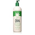 Triple Lanolin Aloe Vera Soothing Lotion (20 Fl Oz) - Professional Bulk Moisturizer for All Skin Types - Deeply Hydrating Aloe & Lanolin Hand and Body