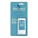 BLUE LIZARD Sensitive Mineral Sunscreen Stick with Zinc Oxide, SPF 50+, Water Resistant, UVA UVB Protection Easy to Apply, Fragrance Free, 0.5 Oz