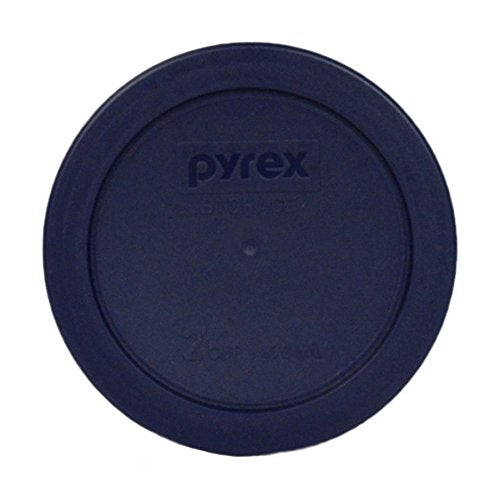Pyrex Blue 2 Cup Round Storage Cover #7200-PC for Glass Bowls 3-Pack
