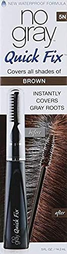 No Gray Quick Fix Instant Touch-Up for Gray Roots (Set of 2, Brown (M. Brown))