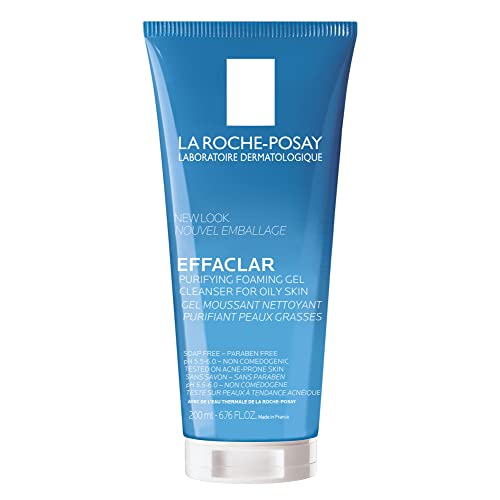 La Roche-Posay Effaclar Purifying Foaming Gel Cleanser for Oily Skin, With Zinc Pidolate To Remove Excess Oil & Shine, Alcohol Free & Oil Free, Face Beauty and Personal Care La Roche-Posay Default Title
