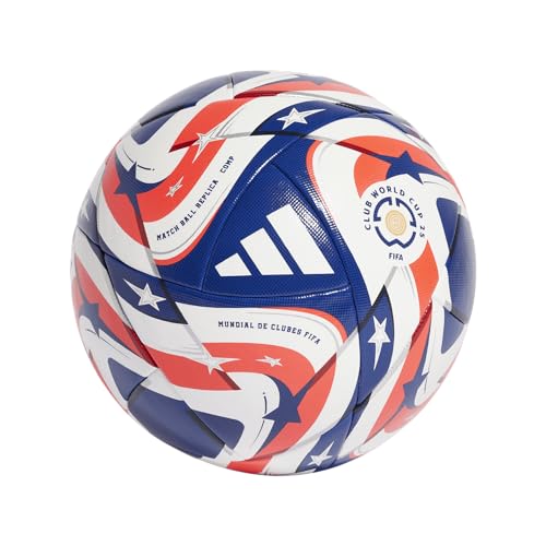 adidas FIFA Club World Cup Competition Ball - Thermally Bonded Seamless Construction, FIFA Quality Pro Certified, Bold Design Inspired by Flags…