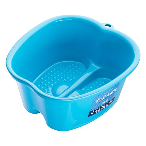 Mantello Foot Bath, Extra Large, Foot Soaking Tub - Pedicure Bowl - Foot Soak Tub (Blue) Beauty and Personal Care Mantello Default Title