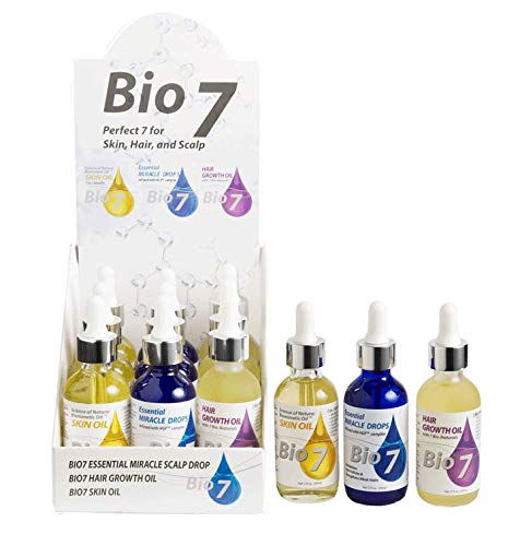 By Natures Bio 7 Hair Growth Oil 2 Oz 2 pack