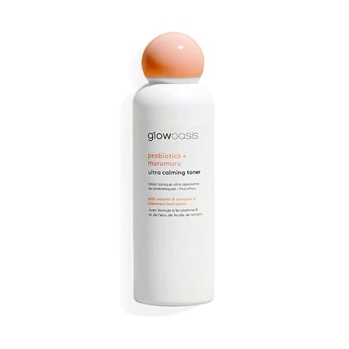 glowoasis Probiotics + Murumuru Ultra Calming Facial Toner | Hydrating Toner | Face Toner for Women and Men | Face Toner | Fragrance-Free Toner