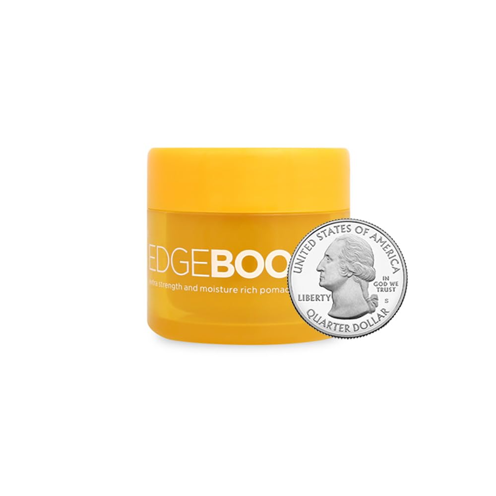 Style Factor Edge Booster Extra Strength and Moisture Rich Pomade 0.85oz Mini Travel Size (0.85oz, Pack of 1, Citrine)