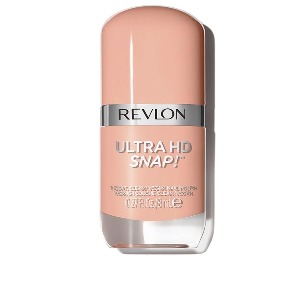 REVLON Ultra HD Snap Nail Color, Natural Rich Glossy Polish, 100% Vegan Formula, No Base or Top Coat Needed, 018 Keep Cool, 0.27 fl oz