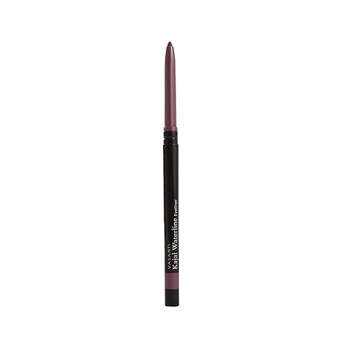VASANTI Kajal Waterline Eyeliner Pencil - Long lasting, Blendable, Safe for Sensitive Eyes, Waterline Eye Liner - Water resisitant & Smudge proof