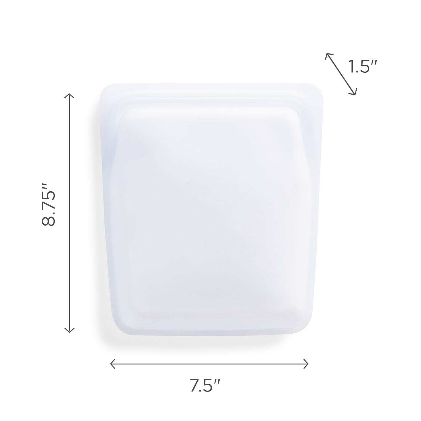 Stasher Premium Silicone Reusable Food Storage Quart Bag, Clear, Microwave, Sous Vide, Dishwasher, Oven and Freezer Safe, BPA Free, Leak-free…