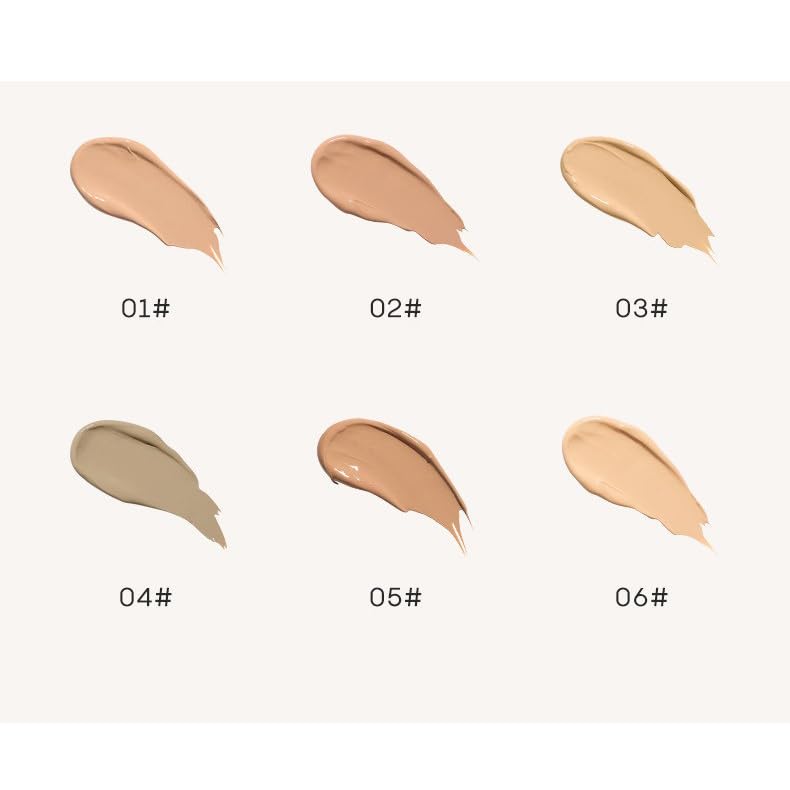 1PC Always Stand by Concealer, Multi Purpose Moisturizing Highlighter Concealer Cream to Create Flawless Makeup, 10g (06#)