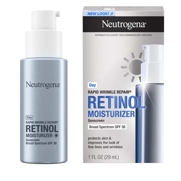 Neutrogena Rapid Wrinkle Repair Anti-Wrinkle Night Accelerated Retinol SA Facial Moisturizer, 1 fl. Oz