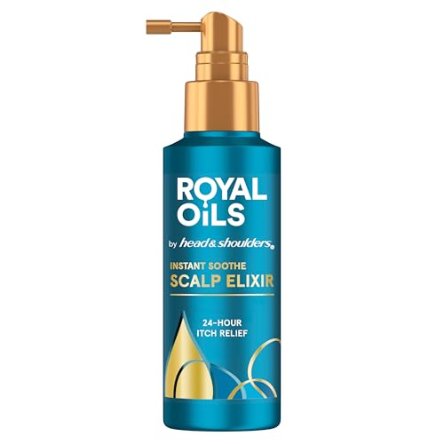 Head & Shoulders Royal Oils Scalp Elixir Treatment, Formulated with Cooling Menthol and Peppermint Oil for Instant Scalp Soothe and Hydration, 4.2 fl Beauty and Personal Care Head & Shoulders Default Title