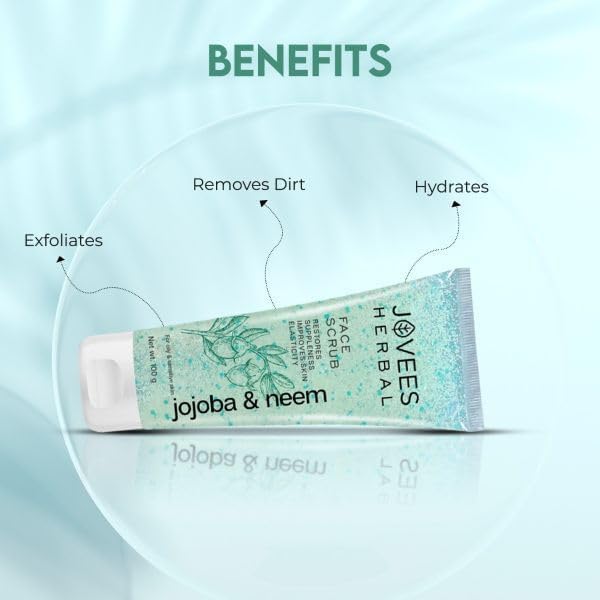 'Jovees Jojoba and Neem Face Scrub, 100ml